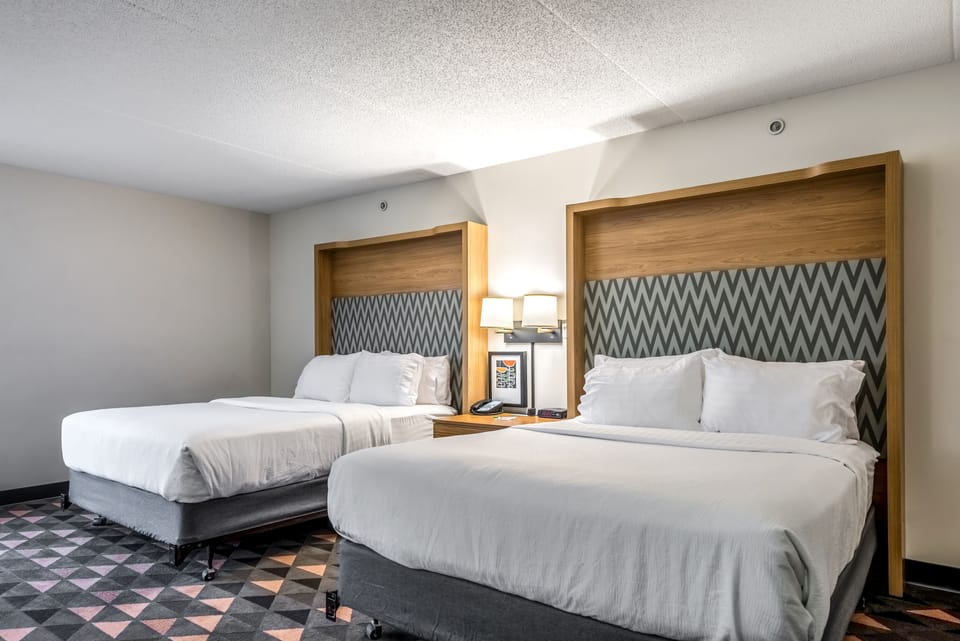Desk, blackout drapes, iron/ironing board, free WiFi
