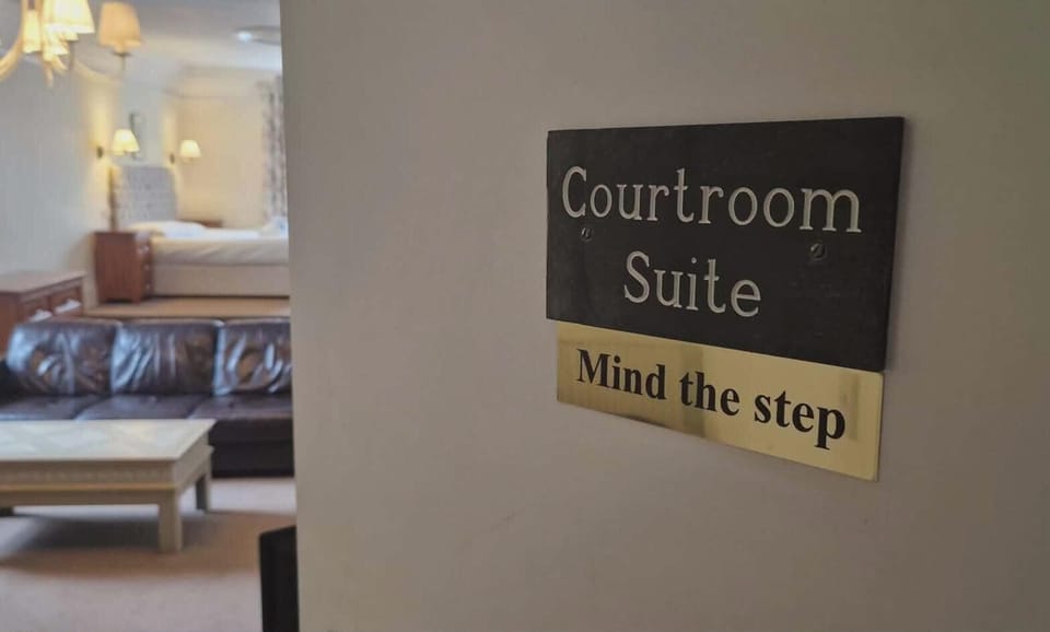 The Courtroom Suite | Desk, laptop workspace, iron/ironing board, free WiFi