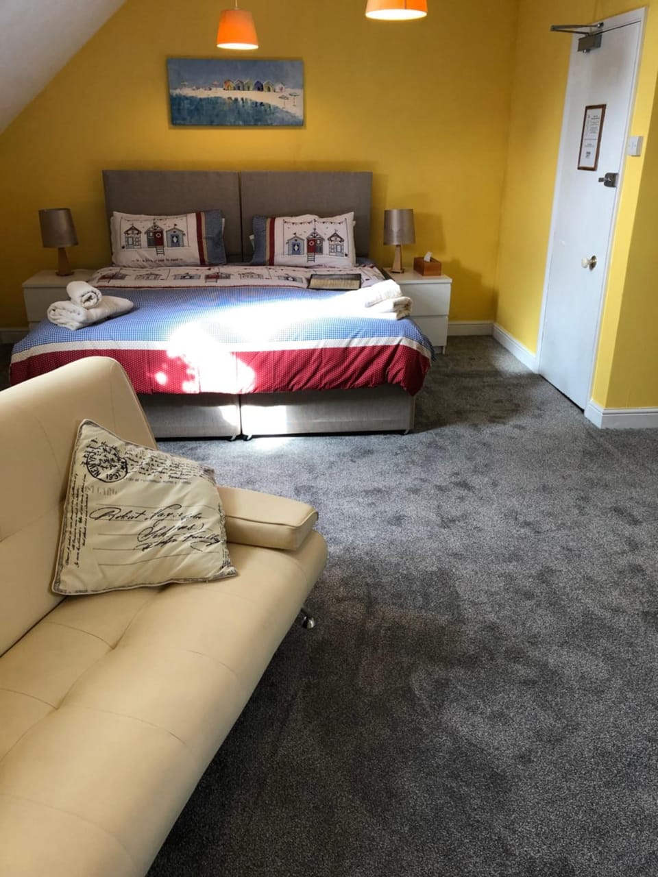 Desk, iron/ironing board, free WiFi, bed sheets