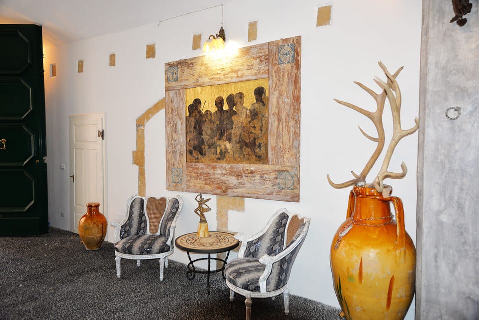 Lobby sitting area