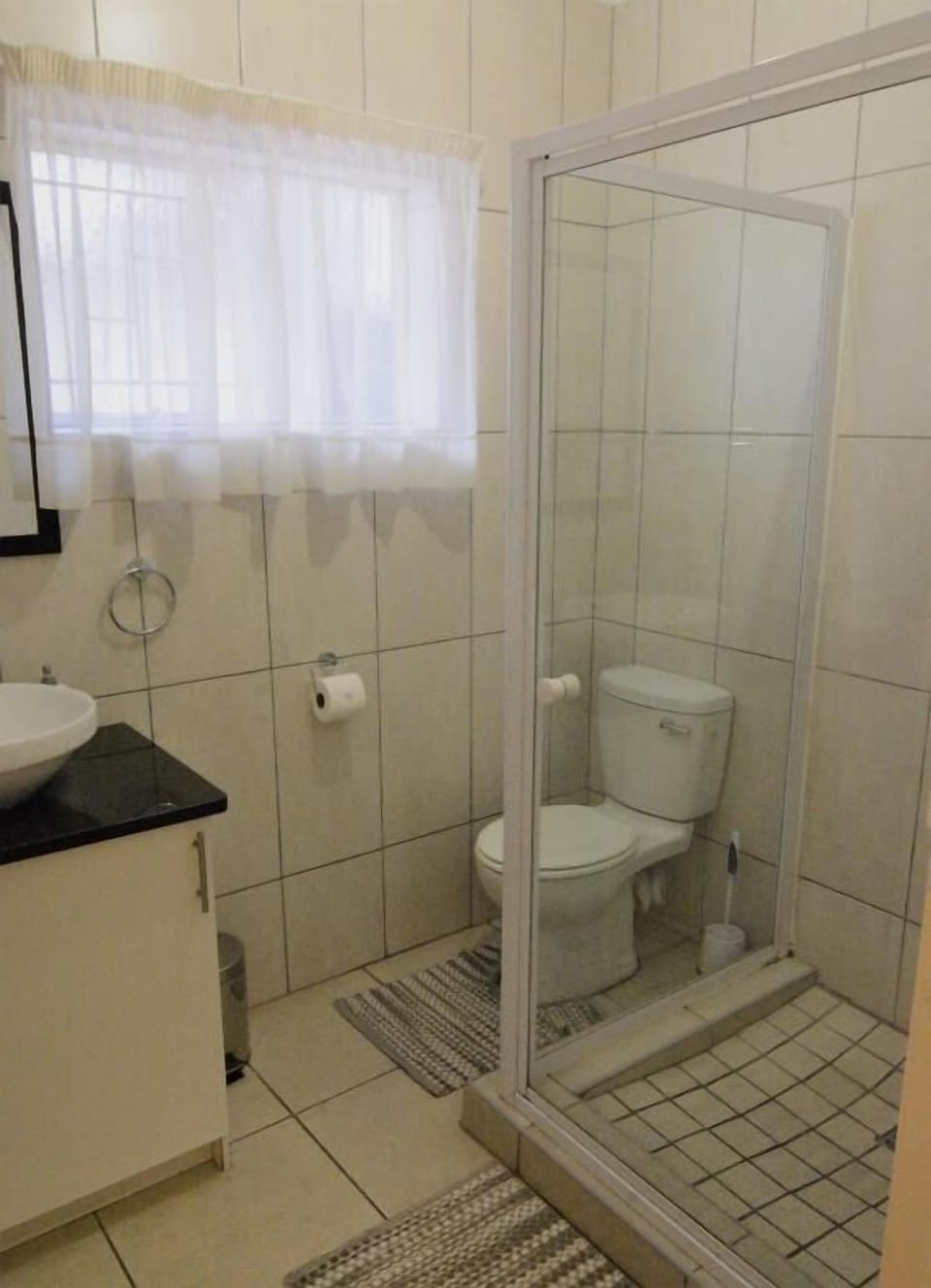 Hair dryer, towels