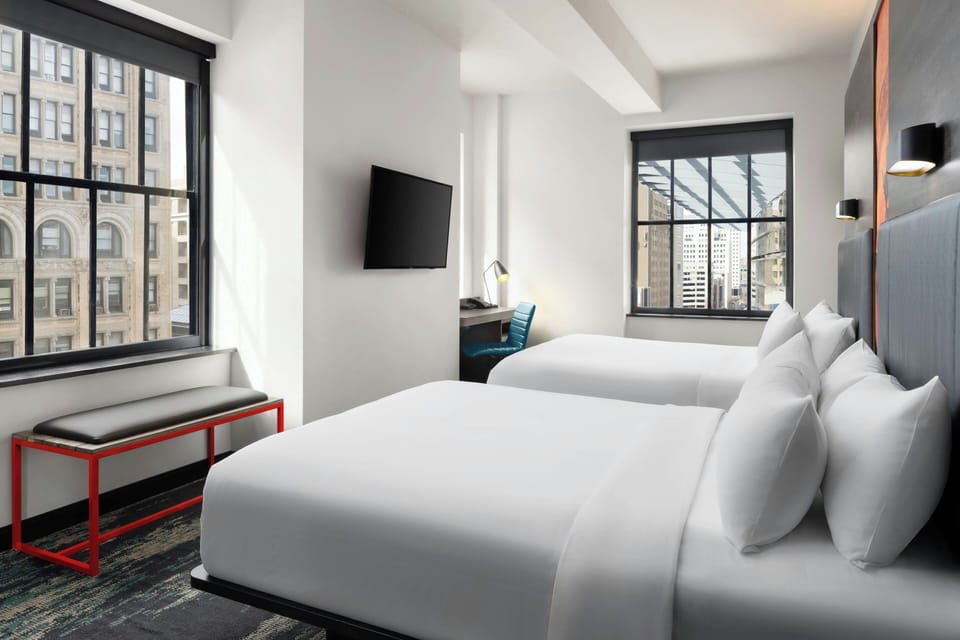 Premium bedding, in-room safe, blackout drapes, iron/ironing board