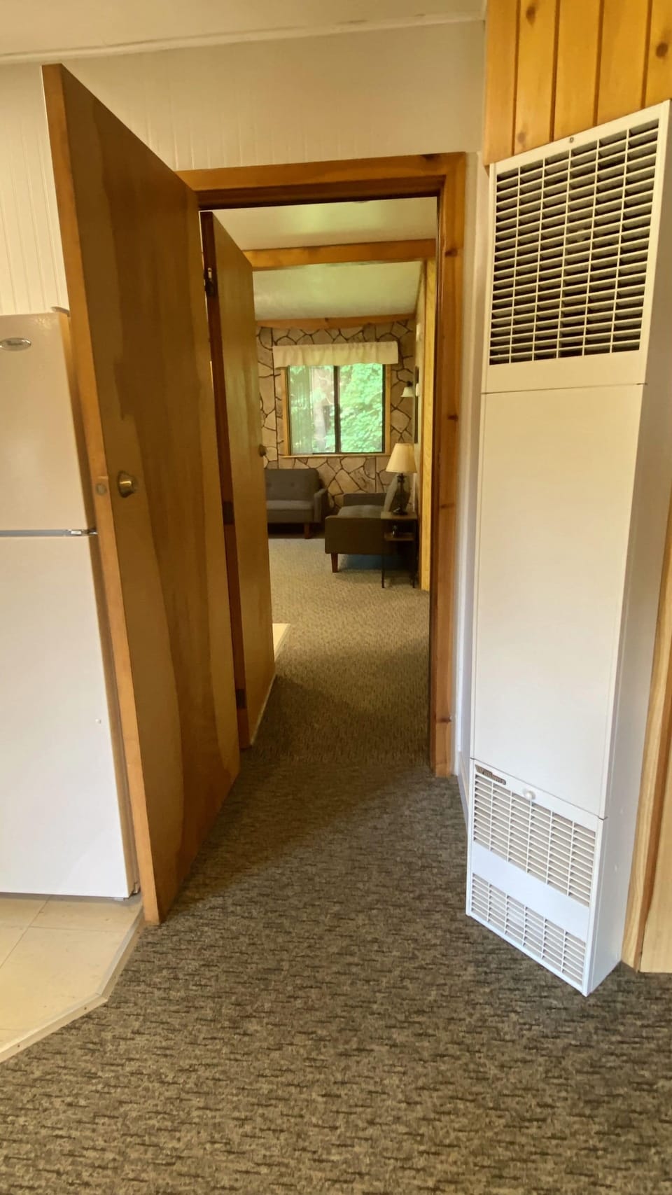 Individually decorated, individually furnished, iron/ironing board