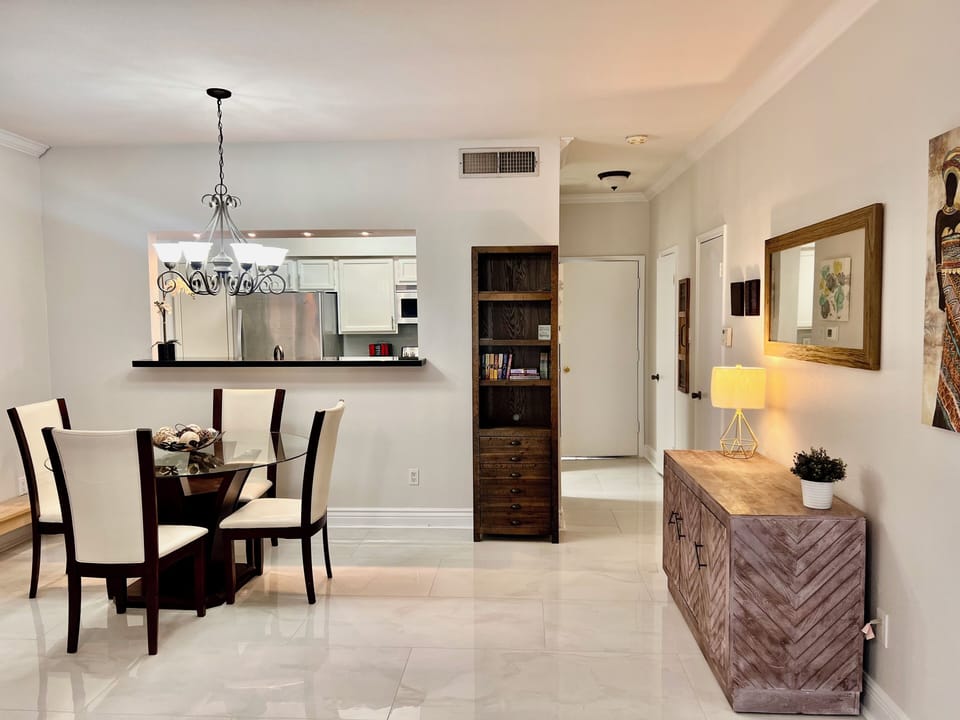 Freshly paint and ceramic floor fully furnished