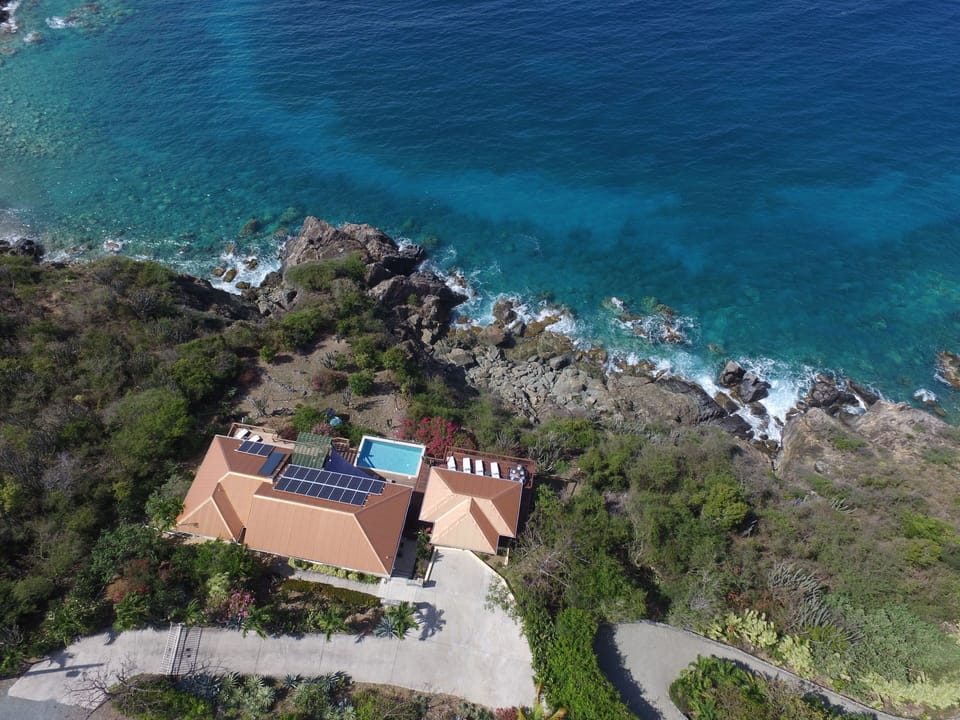 A beautiful, private Caribbean setting with an incomparable, 210 degree view.