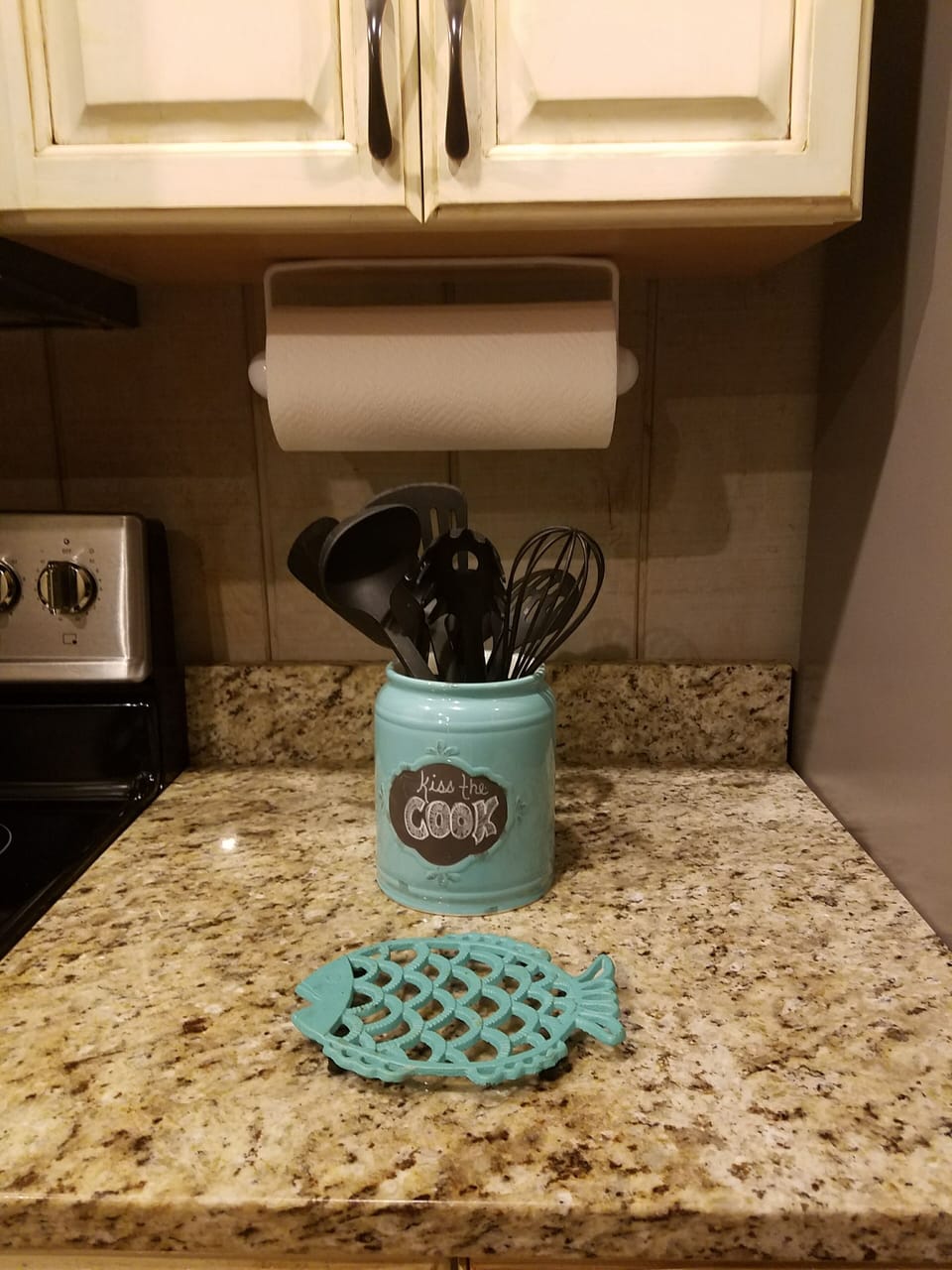 kitchen by stove