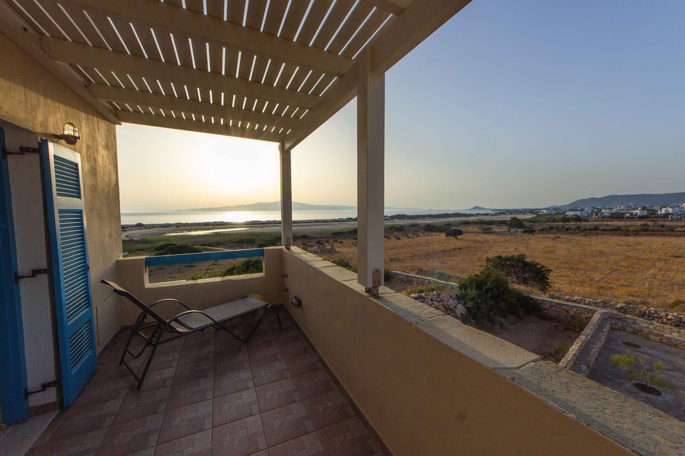 Theseus aprt. 1st floor, balcony view