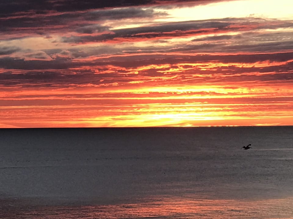 Sunset from the balcony