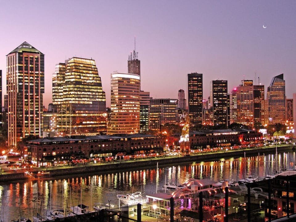 1 mile to Puerto Madero - tons of restaurants, casino, ferry, etc.