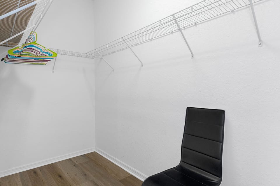 Huge walk in closet