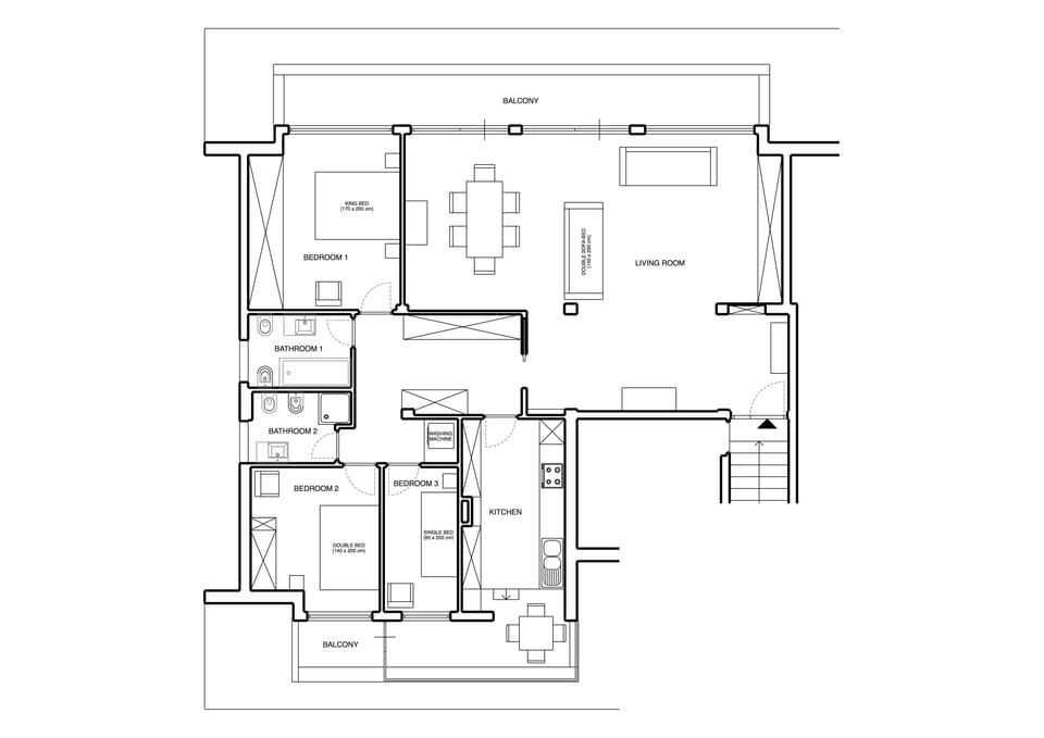 Plan of the apartment