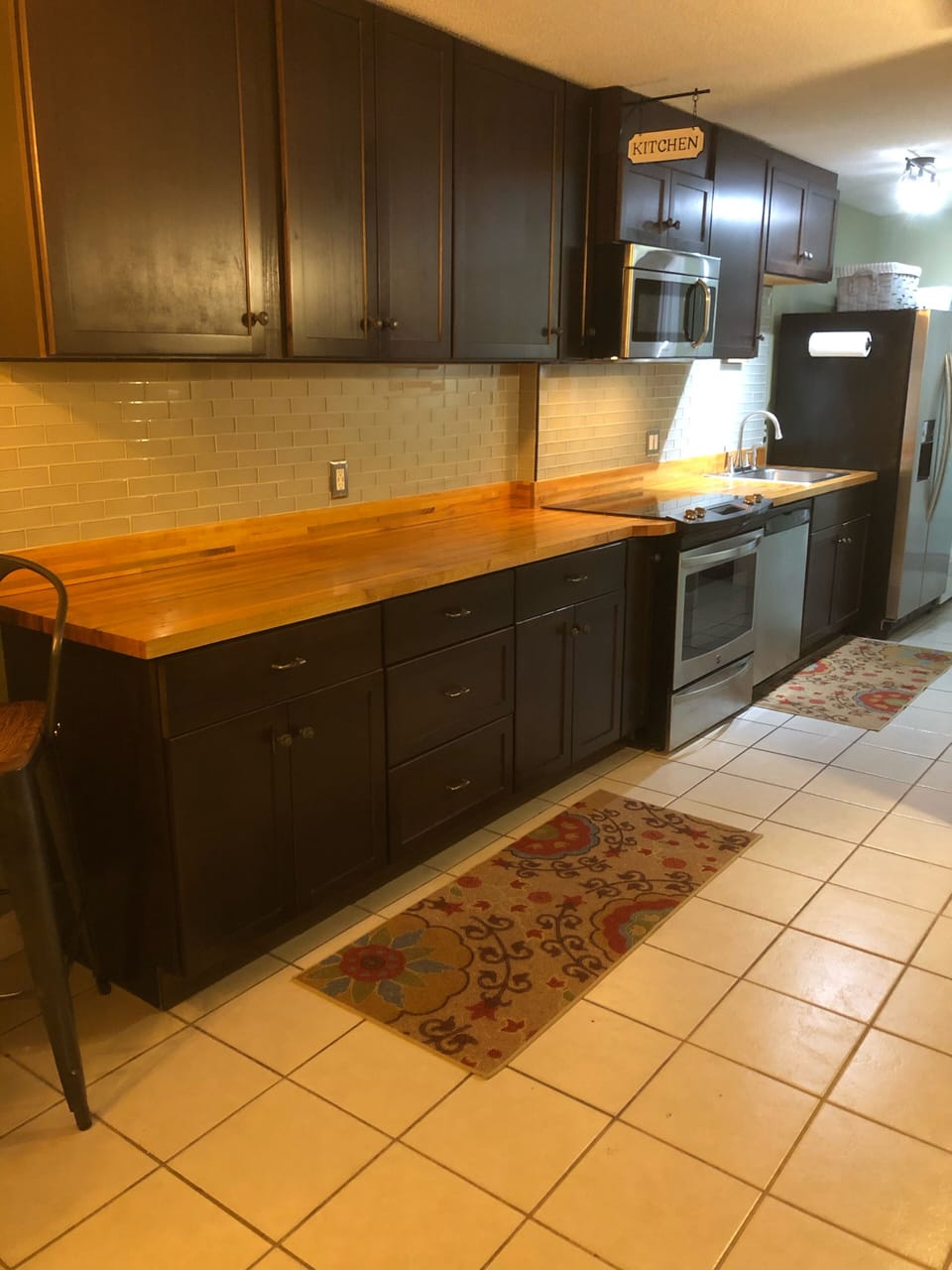 Lots of counter and cabinet space