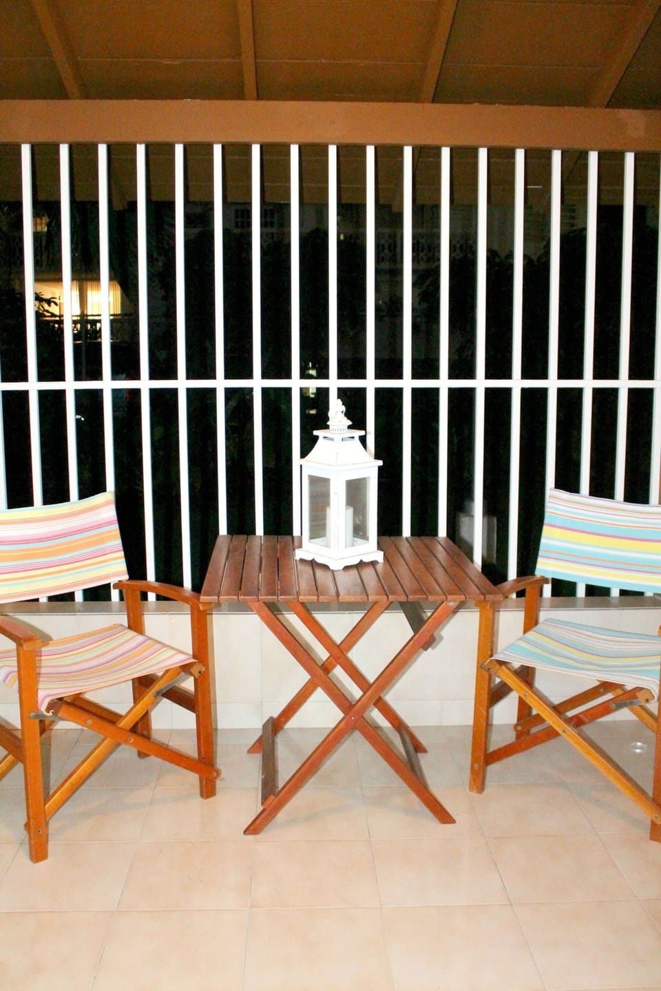 Private Balcony facing the garden