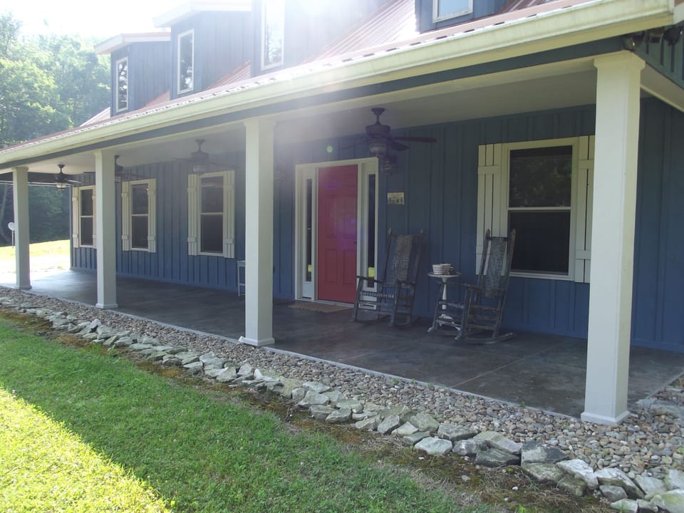 Enjoy relaxing on this lovely front porch