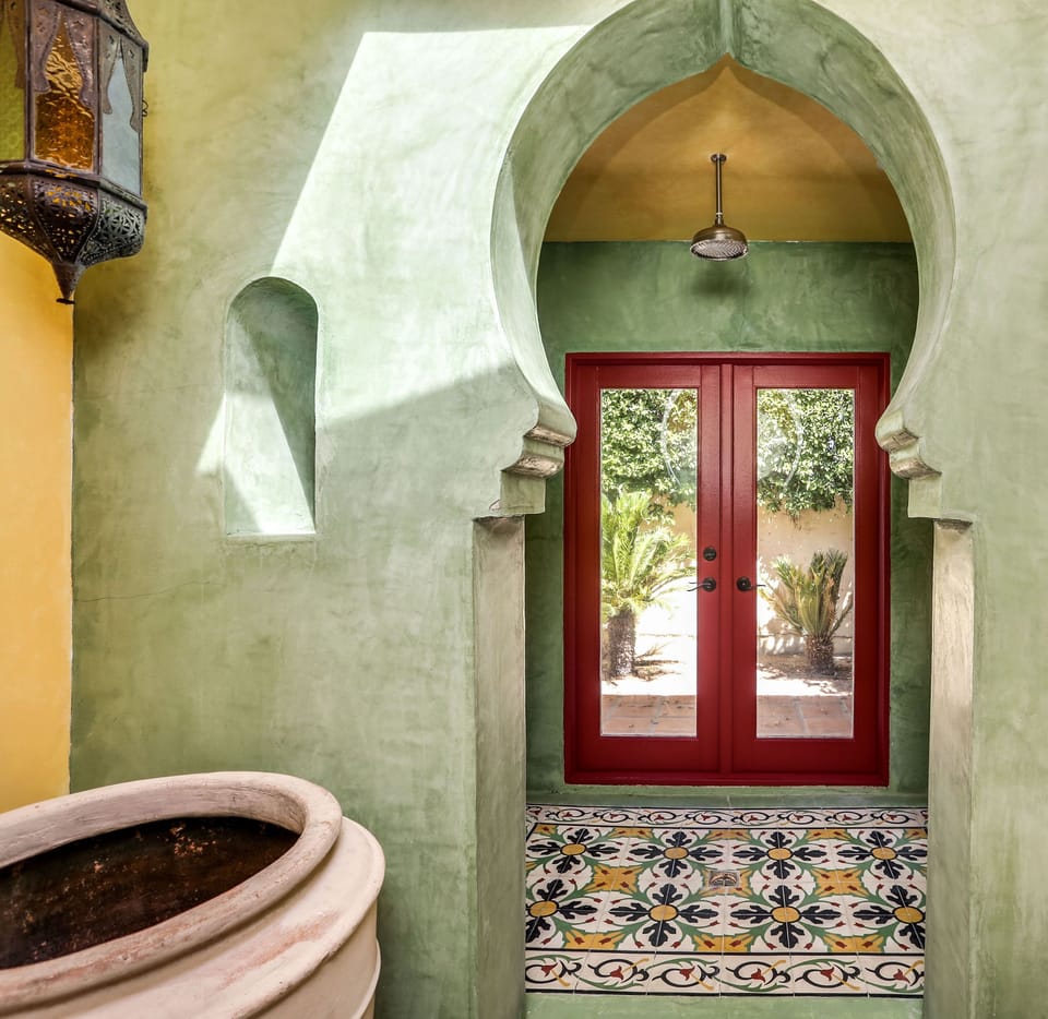 Shower Entrance in Master Bath. 