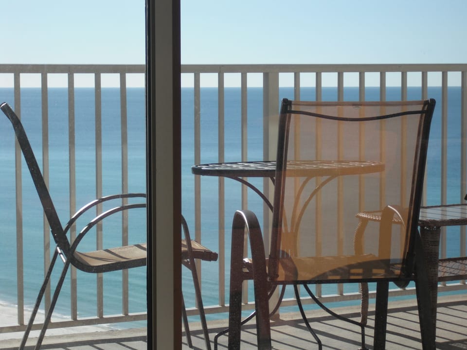View of the Beach from my Balcony