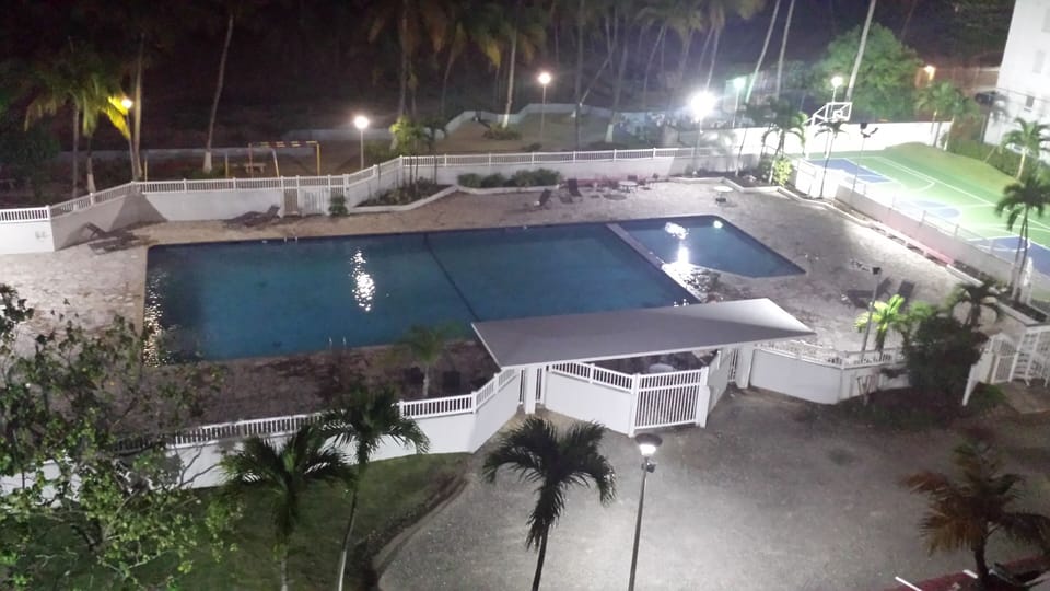 Night view from the balcony