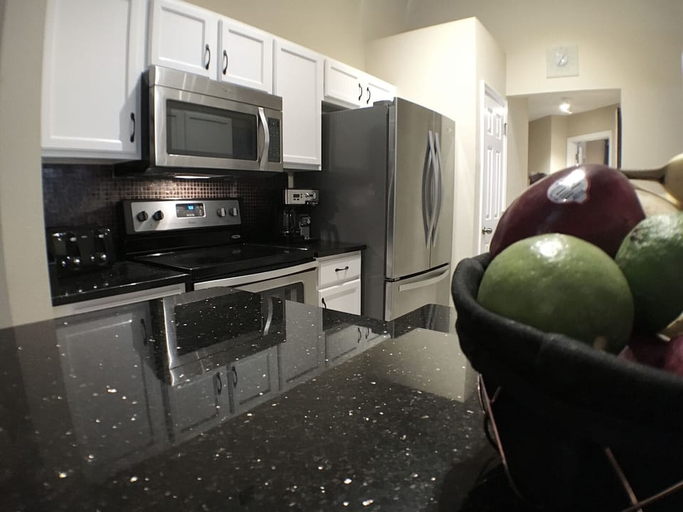 Kitchen with new appliances