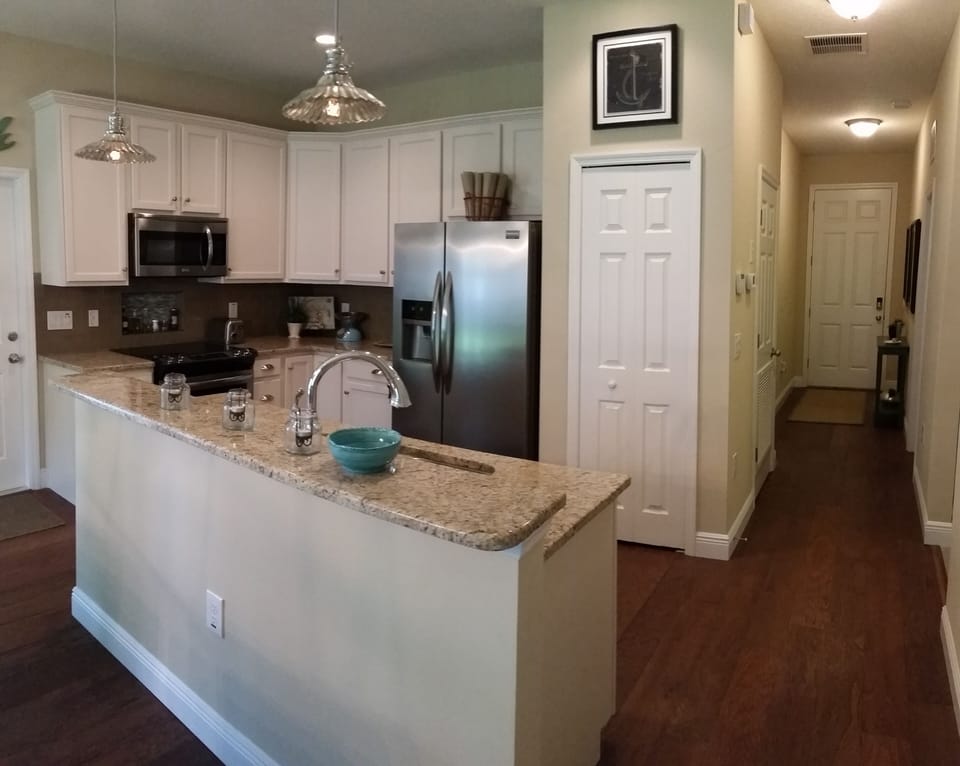 View of Kitchen and Front Hallway from Great Room