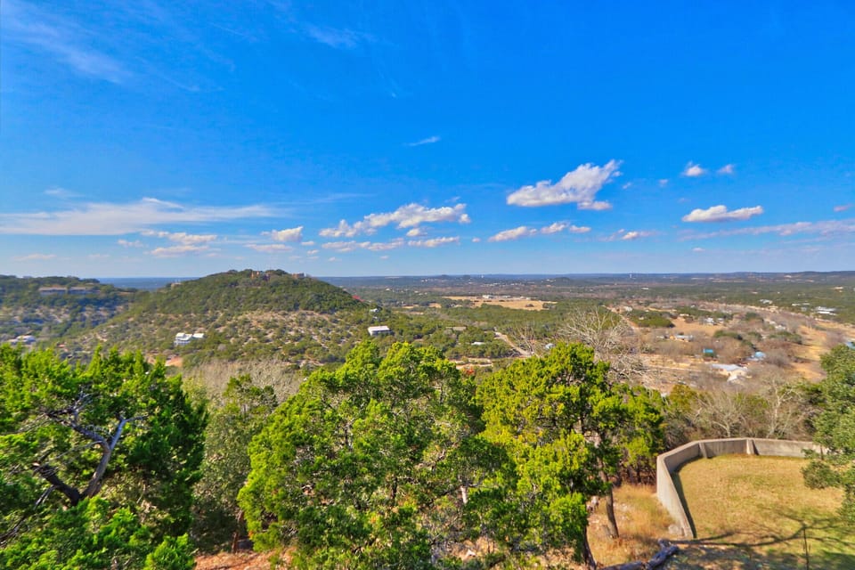 Sit and enjoy gorgeous hill country views