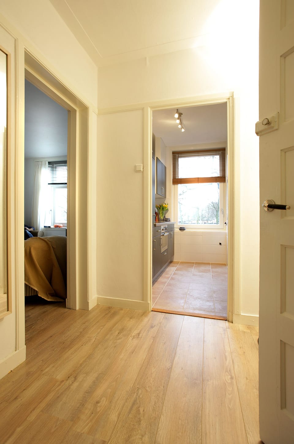 Hall with acces to living room and kitchen