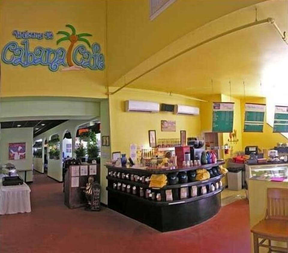 The Cabana Cafe is located on the ground level. Open 7 days a week 11am -12am