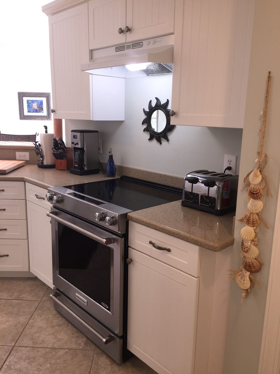 Glass top stove