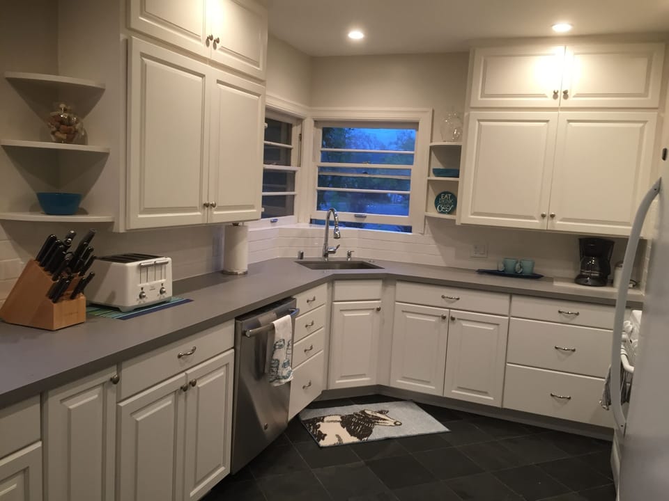 kitchen with lots of Quartz counter space