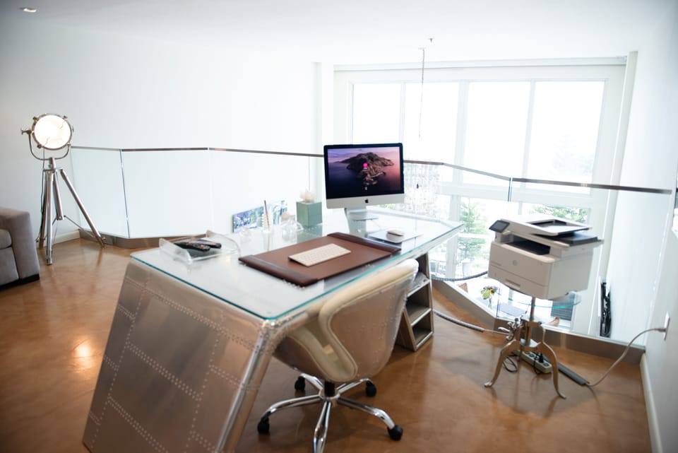 Office Corner; WI-FI high-speed Internet access with a colour printer