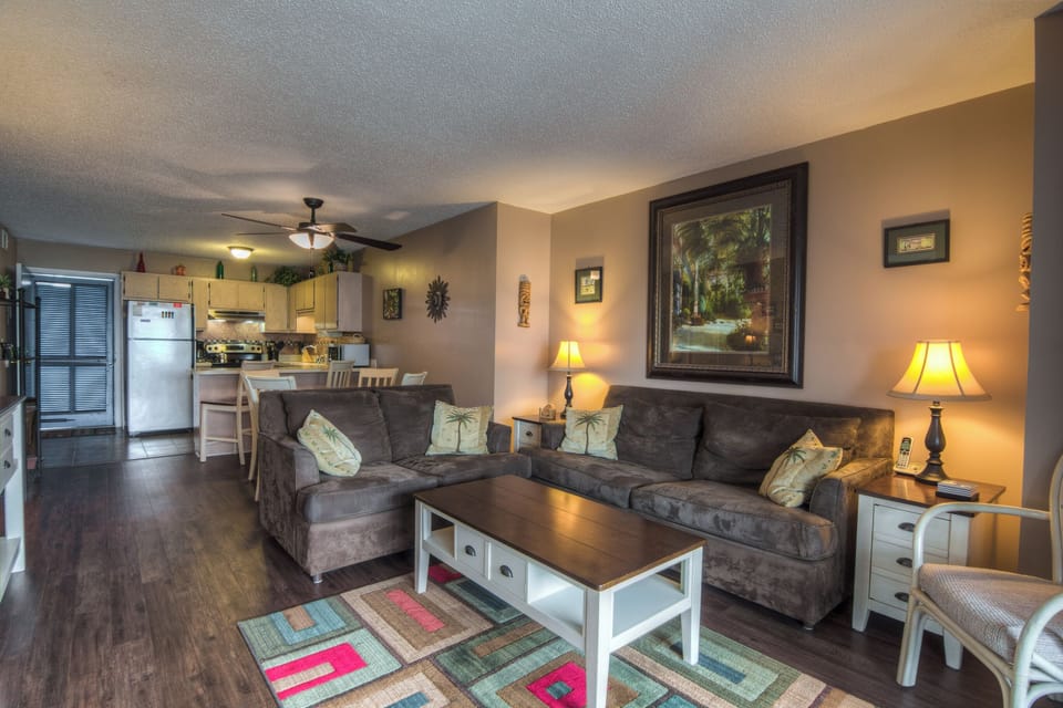 Living room w/pullout couch
