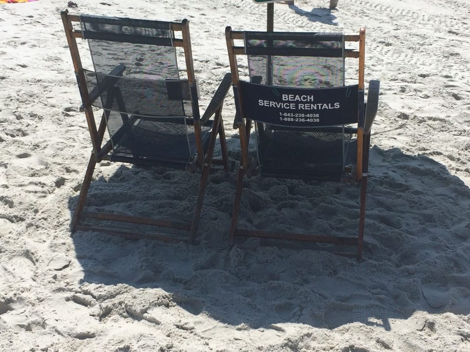 Spend a day being lazy under an umbrella...you can rent chairs and umbrellas!