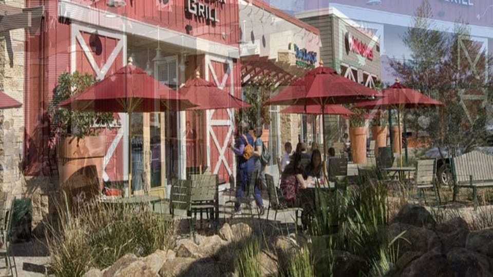 Shop, eat & hang out at the nearby 'Countryside Market place'.