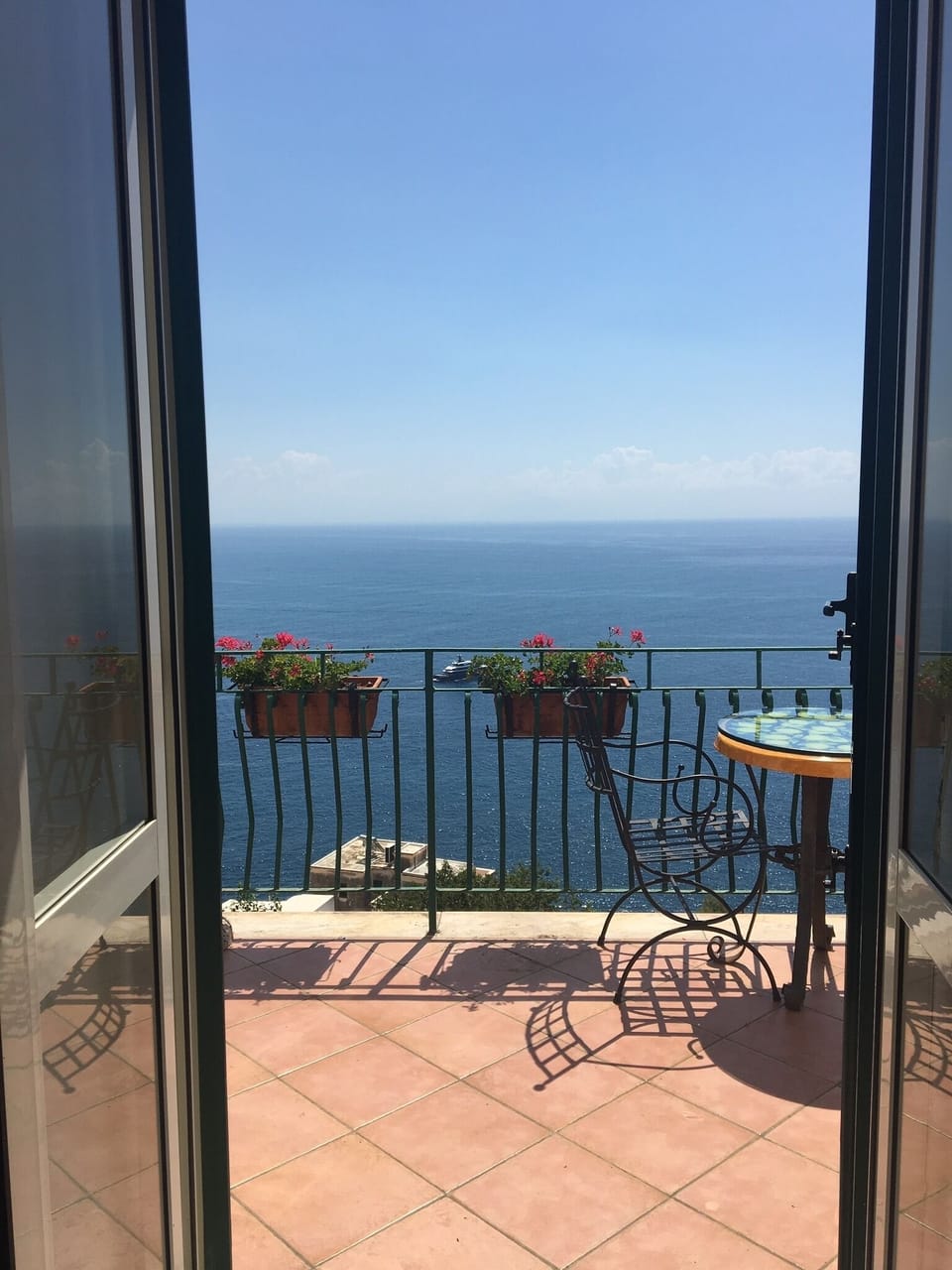 Walk out to Terrace and the coastline is your only view
