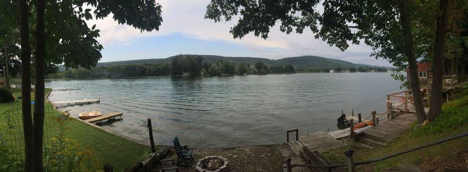 Panoview of Little York Lake