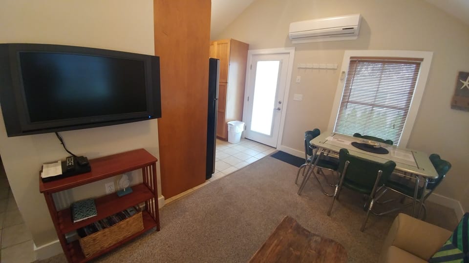 Upper unit television and sitting table