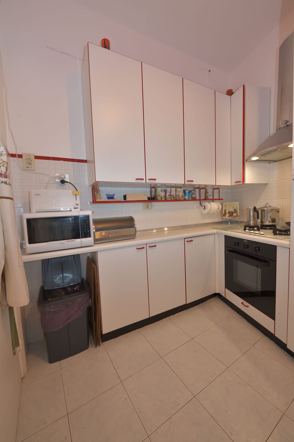 Microwave, condiments, toaster, oven, breadbox...you name it we have it!