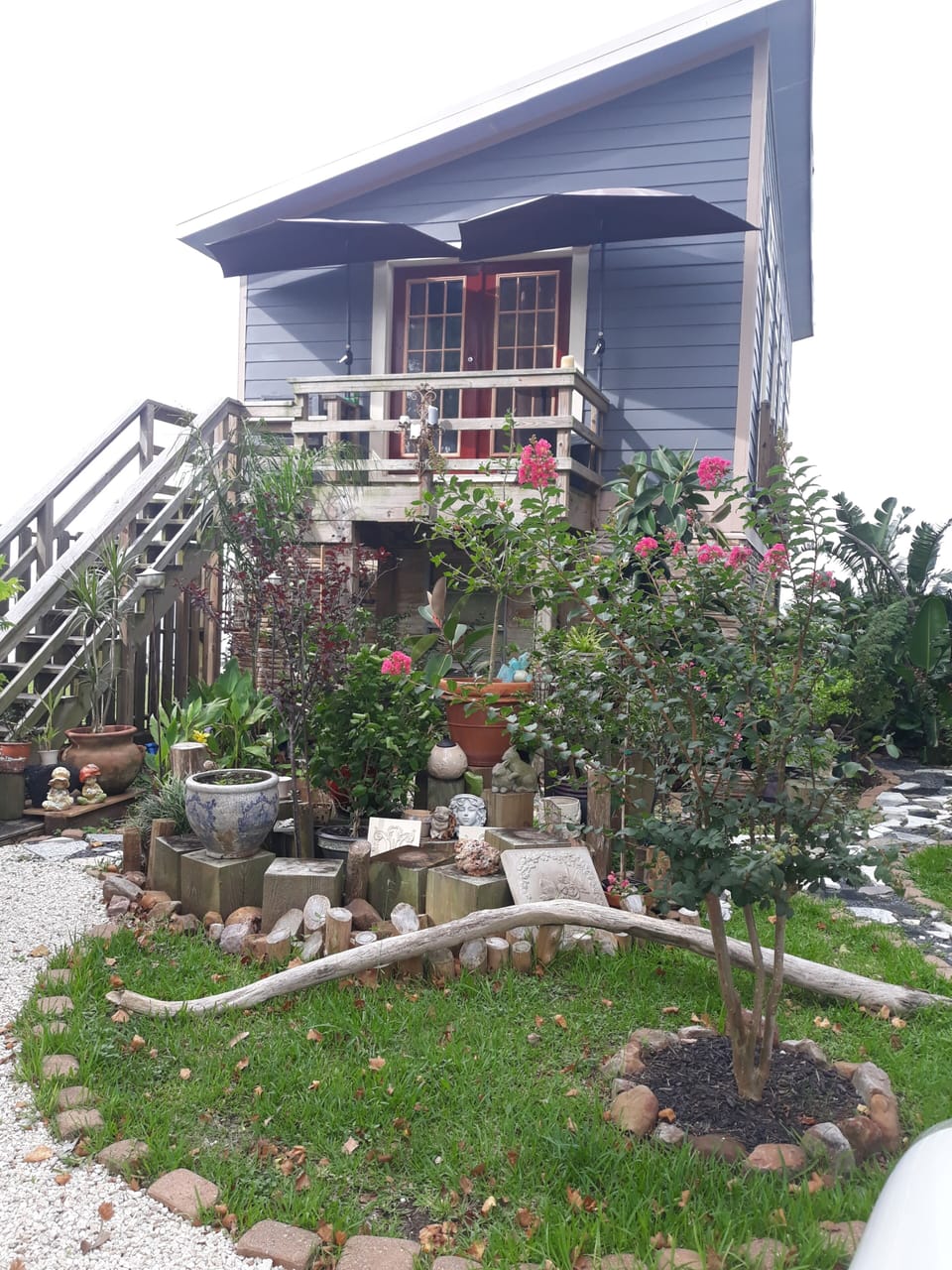 Parking at your stairway to "LaView" upstairs entrance