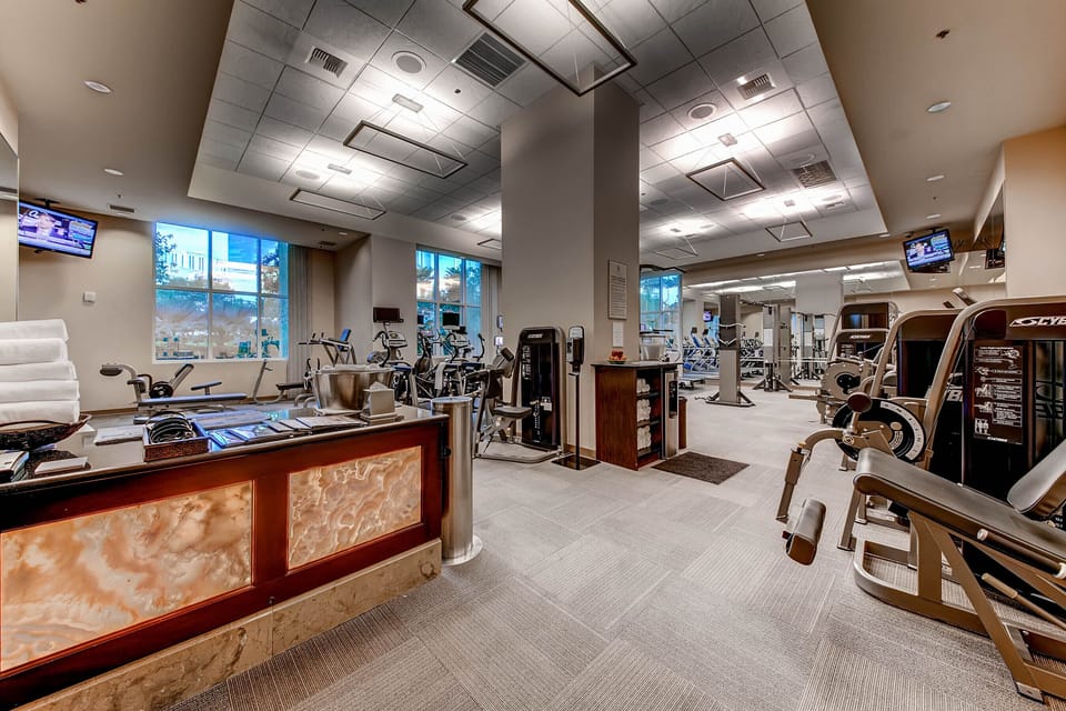 Fitness room at the MGM Signature with free access for our guests