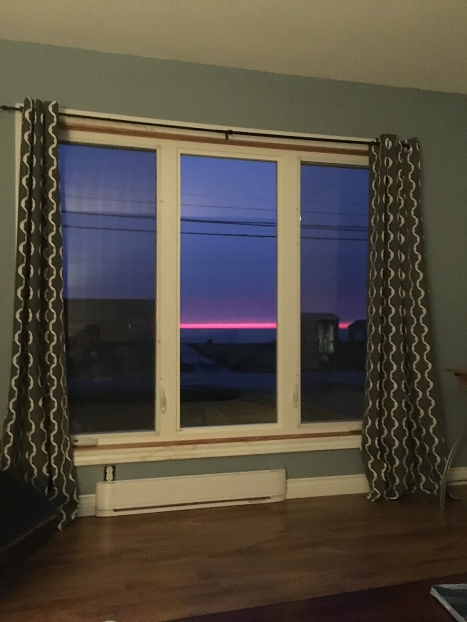 View from living room