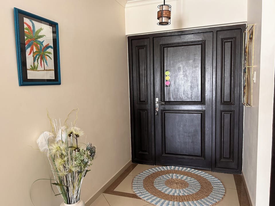 As you enter the villa