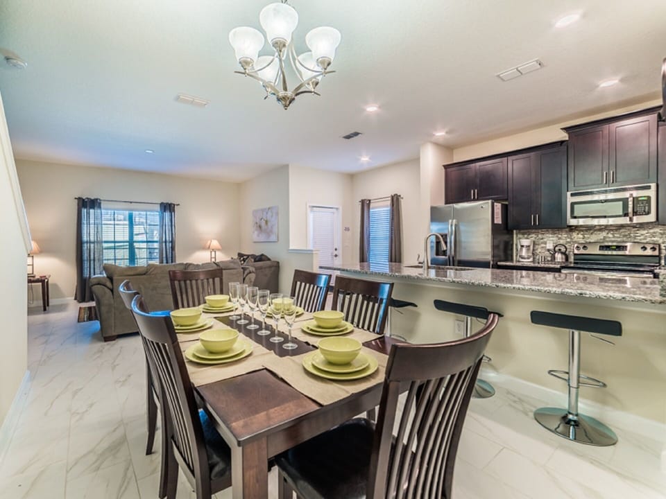 Dining room for family dinners