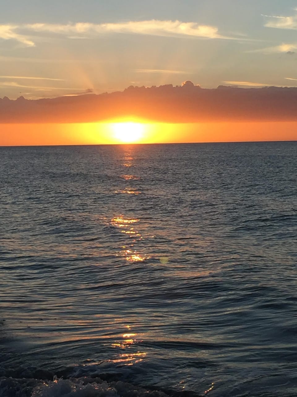 One of the many amazing sunsets