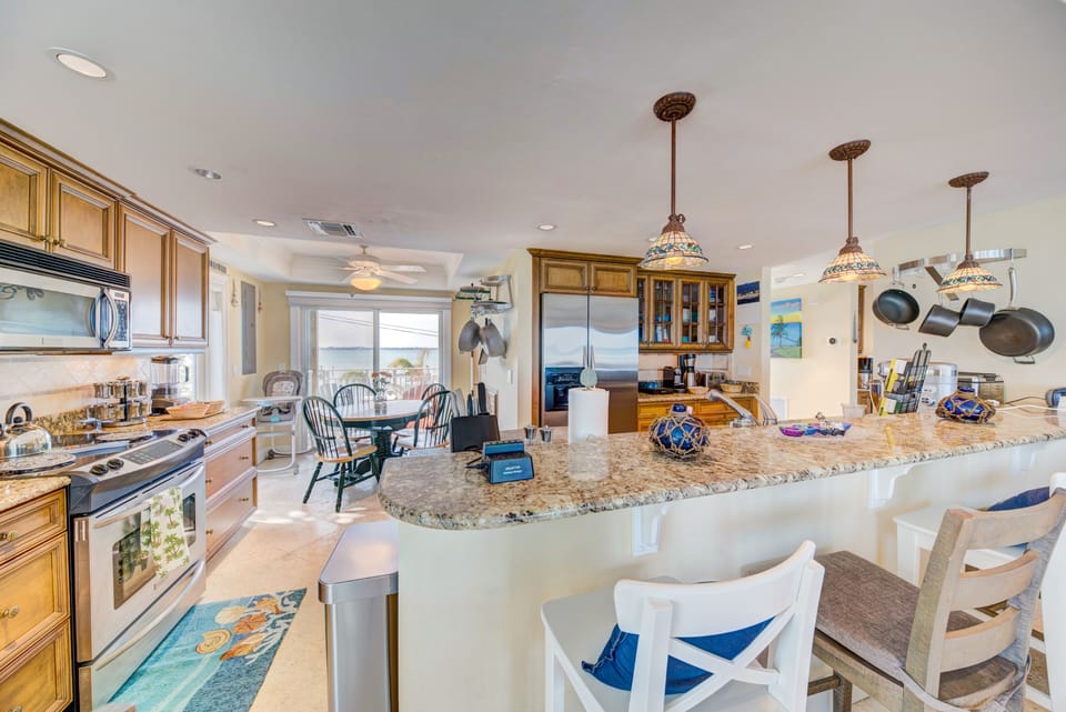 View west towards river, as viewed from living room & dining area