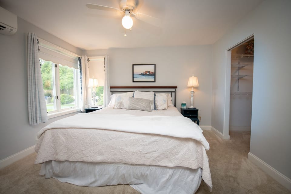 First floor Primary bedroom with King bed
