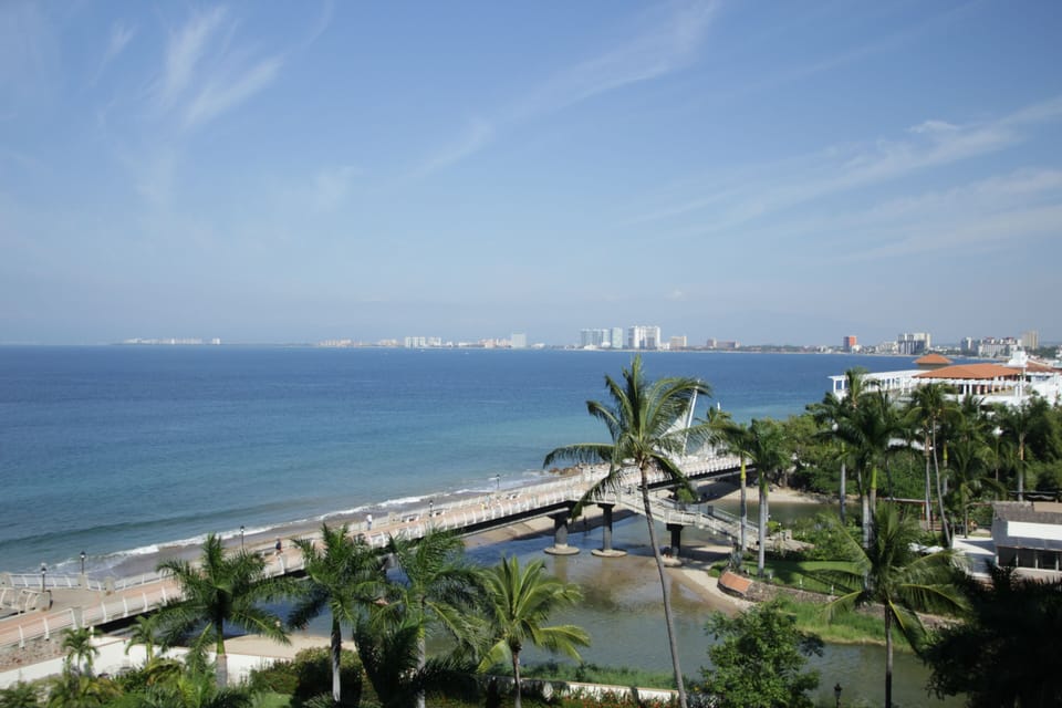 View straight out of main condo living area.