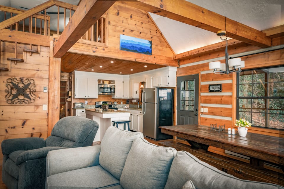 Open concept living area