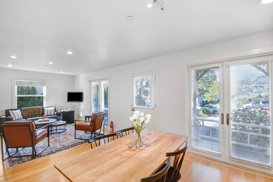 Dining and living area
