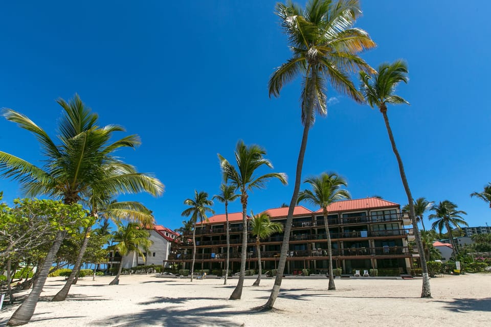  View of our building from the beach...building C