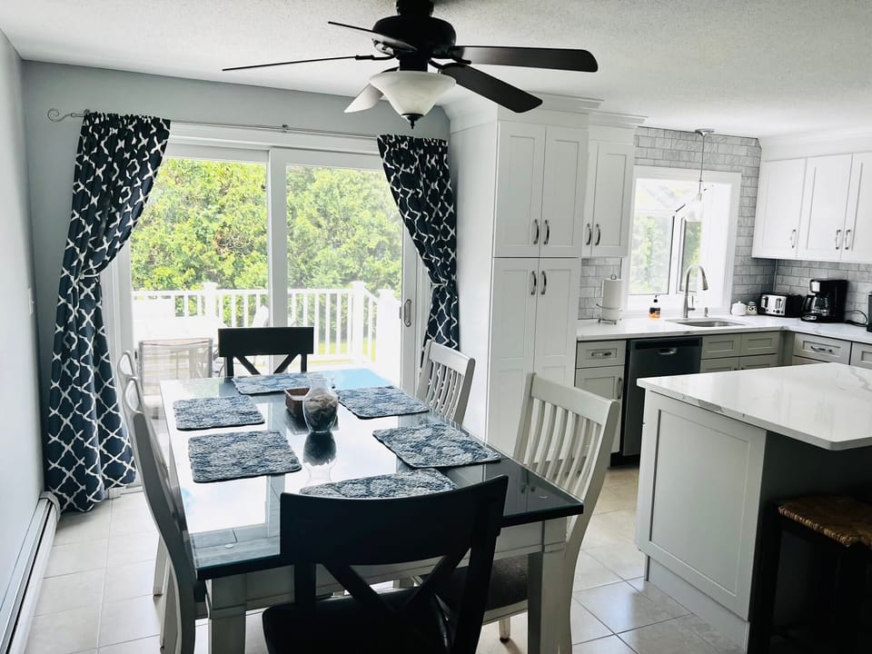 Updated Dinning room and Patio furniture