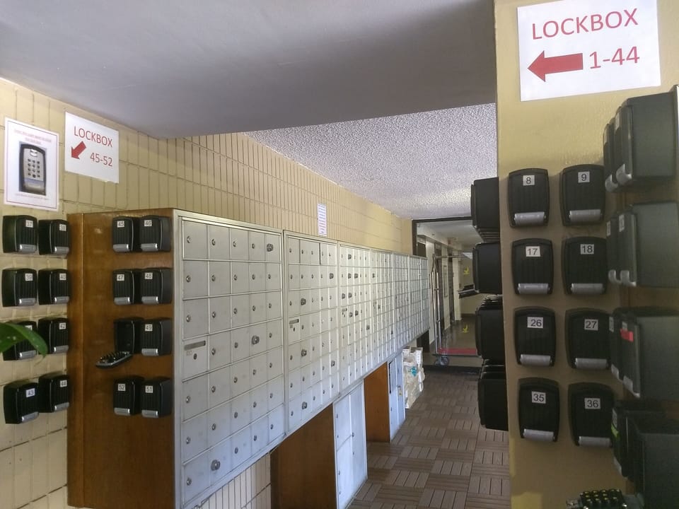Lockbox area
